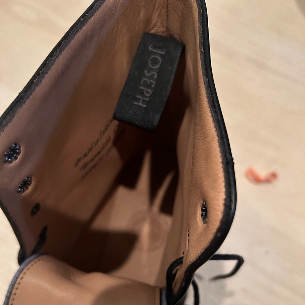 Joseph & Cheaney Men’s Trafalgar Capped Derby boot -black Calf Leather. 8 1/2 - Picture 7 of 11
